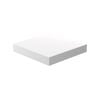 Flexi Storage Decorative Shelving 250 x 38 x 250mm White Matte Floating Shelf - Matt White