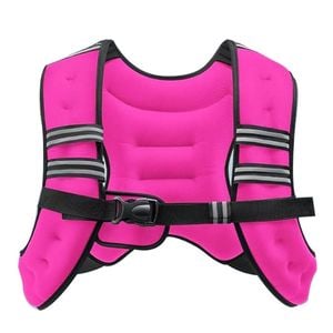 Fohoa 5kg Adjustable Weight Vest Pink