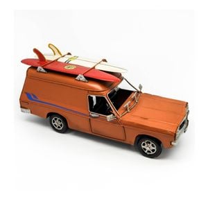 Boyle Metal Ornament Home Decor Collectible Holden Sandman Car Orange 28x15x12cm