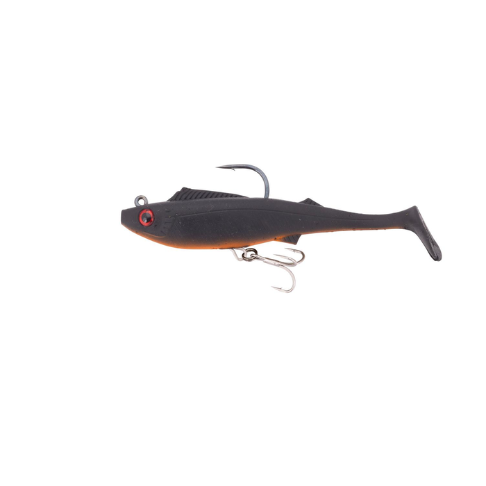 Berkley 2022 Shimma Pro Rig 6.5" Rigged Soft Plastic Fishing Lure Midnight Tiger