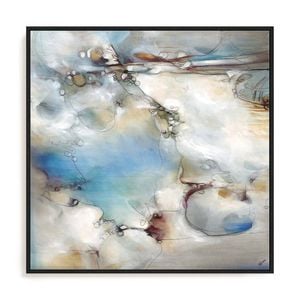 Artey | Standing Still In Motion - Framed Canvas - Black Frame - 50 x 50cm