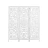Jans 3 Panel Room Divider Screen Privacy Shoji Timber Wood Stand - White