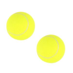 2PK Razoo Tennis Ball Jumbo 24.5cm Fun Outdoor Toy Yellow 3+