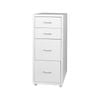 Levede 4 Drawer Office Drawers Cabinet Storage Cabinets Steel Rack Home White