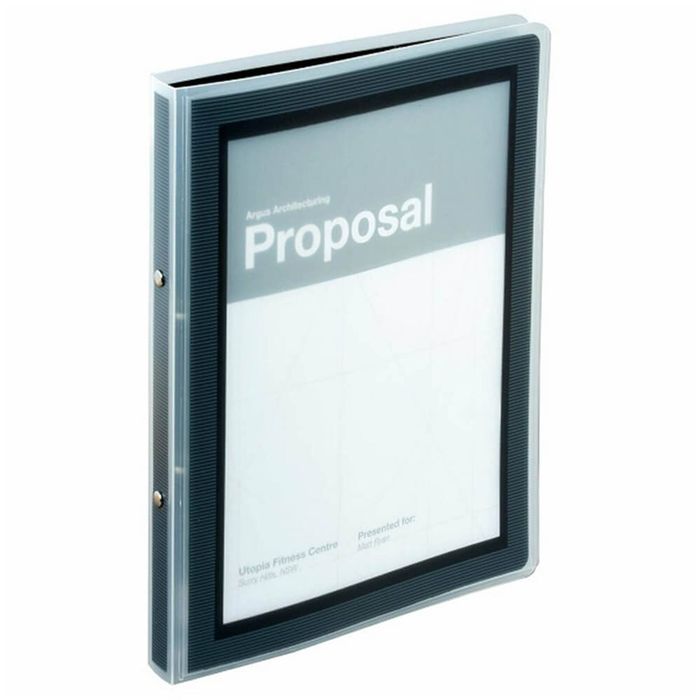 Avery Flexi-View 2 Ring Presentation Binder (A4) (Black)
