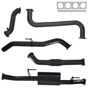 Ignite Exhausts Turbo Back For Nissan D40 Navara 2.5l Manual 3" No Cat With Muffler 409 Stainless Steel