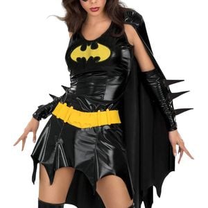 Batgirl Secret Wishes Halloween Costume for Adults Official DC Comics Superhero Outfit, Large