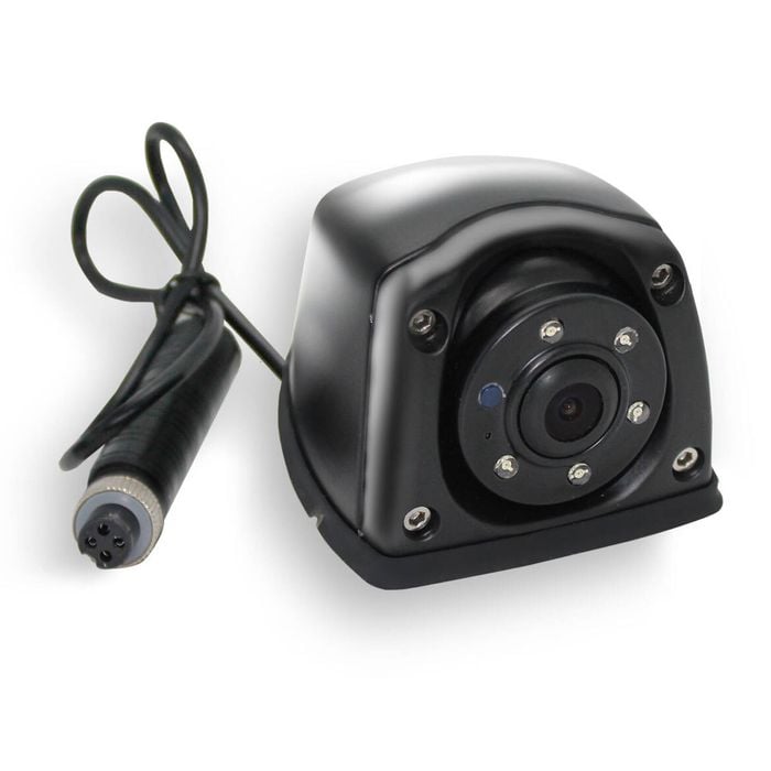Elinz Heavy Duty 800TVL Car Side View CCD Reverse Small Camera 4 PIN 20M Cable Waterproof Bus Truck Caravan