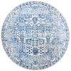 Sense 256 Navy 200x200cm - Medium Round Transitional Pet Friendly Indoor Rug