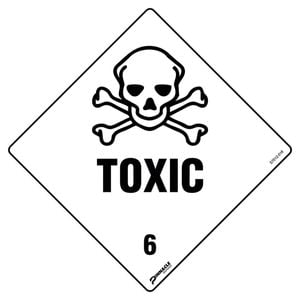Pinnacle Signage 270 x 270mm Toxic 6 Sign