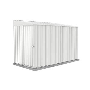 Absco Sheds 1.52 x 3.0 x 2.06m Surfmist Narrow Single Door Garden Shed