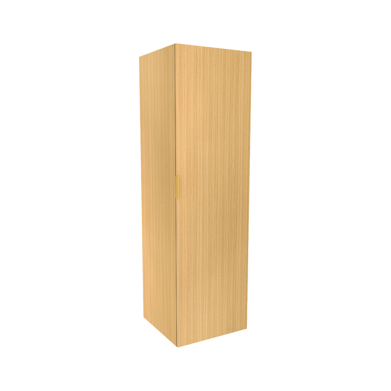 Lugna 2048 x 600 x 580mm Sand 3 Shelf 3 Drawers Right Hinged Door Storage Cabinet