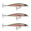 3x Rapala 7cm Shadow Rap Slow Sink Shallow Jerkbait Fishing Lures - Live Smelt