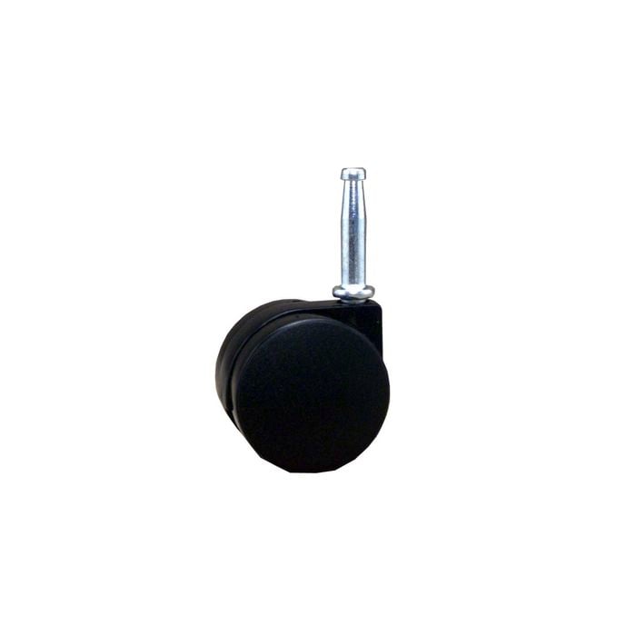 Move It 50mm Black Hooded Socket Furniture Castor - 2 Pack