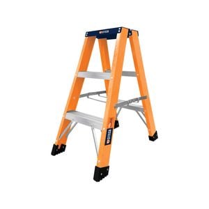 CITECO 0.9m 150kg Industrial Double Sided Fibreglass Ladder