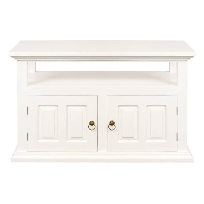 Centrum Furniture Tasmania 2 Door TV Stand - White