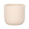 220 x 250mm Cream Large Round Plain Ceramic Pot