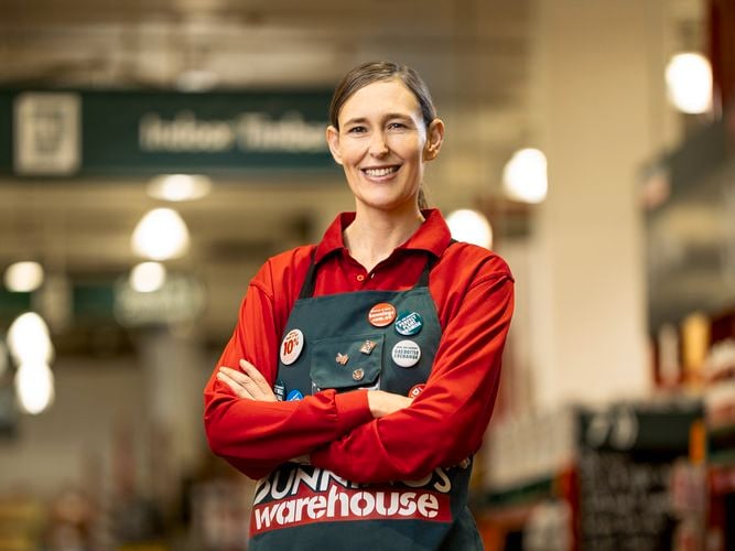 Media release - Bunnings to keep building on what customers love as Mike Schneider passes the hammer to Rachael McVitty - RMV in store