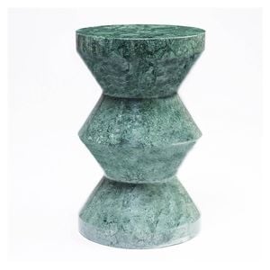 Equinox Solid Marble Accent Table