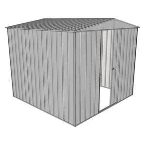 Build-a-Shed 2.3 x 2.3 x 2.3m Front Gable Single Sliding Door Shed - Zinc