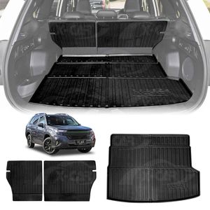 Boot Liner Back Seat Protector For Subaru Forester Hybrid 6th Gen 2025-onwards All Weather Heavy Duty Cargo Trunk Kick Mats