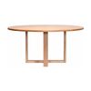 Jindy 160cm Round Dining Table Natural Oak