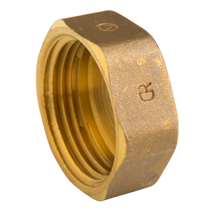 Hydroflow 20mm Brass Female DZR Hexagonal Cap