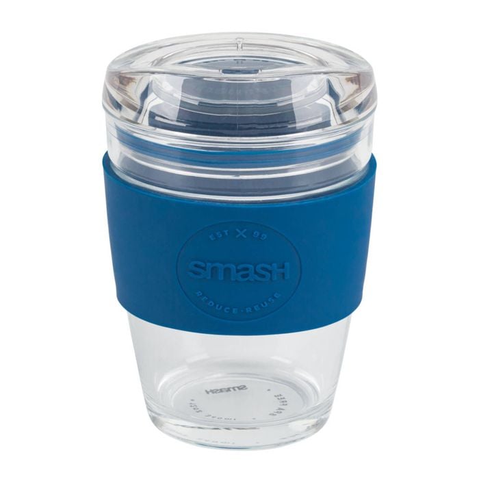 Smash Products: OG Glass Coffee Cup | 340ML | Indigo