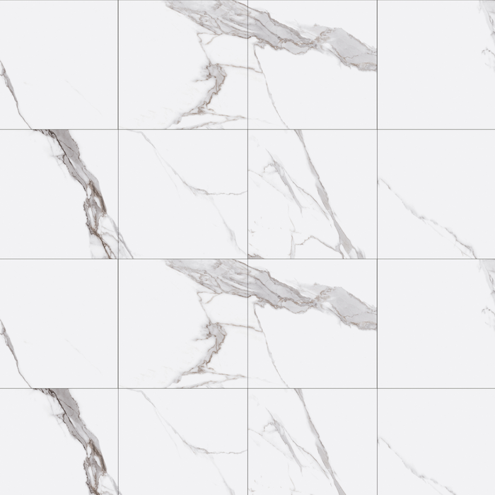 HanWood 4.5mm Calacatta Luxe RapidClick Hybrid Waterproof Tiles