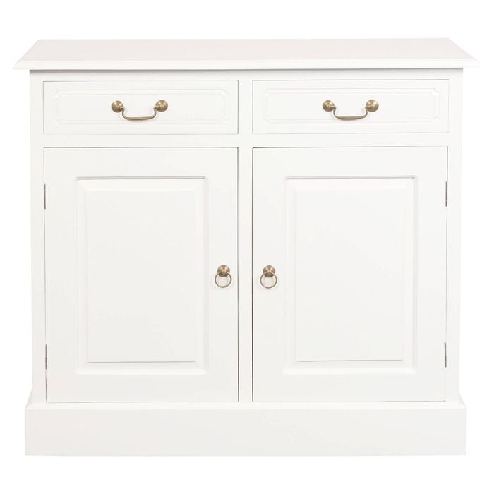 Centrum Furniture Tasmania 2 Door 2 Drawer Buffet (White)
