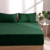 Dreamaker Superfine Washed Microfibre Combo Fitted Sheet Set Hunter Green Queen Bed