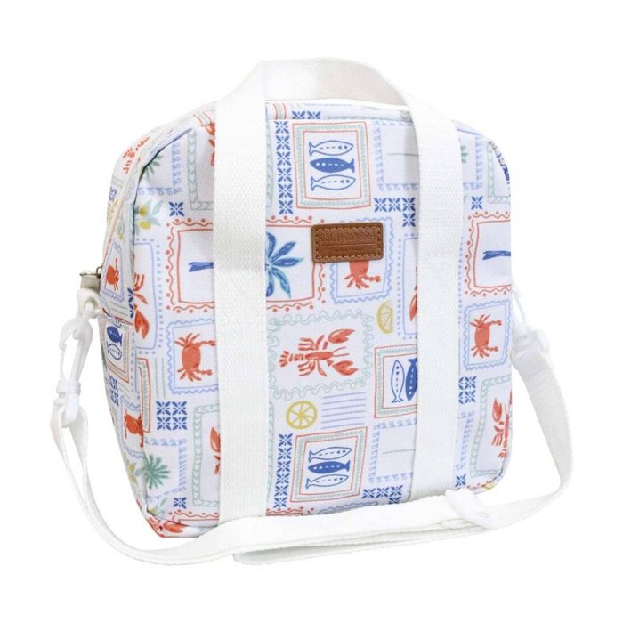 LVD Isles Insulated School/Work Lunch Cooler Storage Travel Bag White
