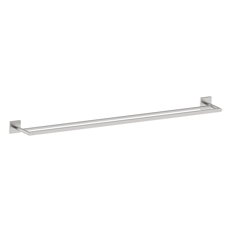 Rococo Double Towel Rail 935mm Brushed Nickel