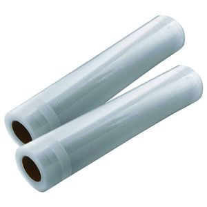 2PK Wildtrak 28x500cm Vacuum Rolls Kitchen Food Sealer/Saver Storage Plastic Bag