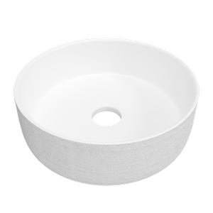 New England Joinery 360mm Matt White Allure Raked Basin