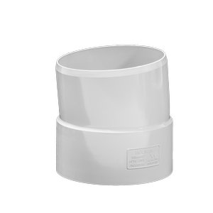 Holman 100mm 5° Male And Female PVC DWV Plain Bend