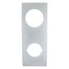 Gainsborough Satin Chrome Slim Style Trim Plate