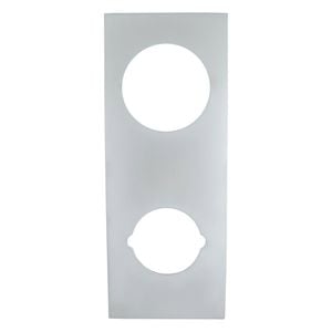Gainsborough Satin Chrome Slim Style Trim Plate