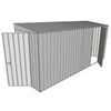 Build-A-Shed 1.2 x 4.5 x 2.0m Skillion Single Hinged Side Door Shed - Zinc