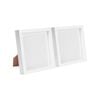 Nicola Spring 3D Box Photo Frames - 8" x 8" - White - Pack of 2
