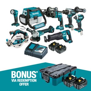 Makita 18V Brushless 8 Piece Combo Kit DLX8044TX1