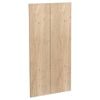 Kaboodle 900mm Hazelnut V Modern Pantry Door - 2 Pack
