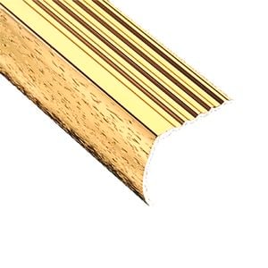 Roberts Hammered Stairnosing 820mm Champagne