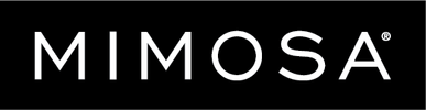 Mimosa logo in grayscale 