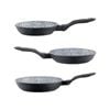 Stonex2 Ceramic Non Stick Cast Aluminium Frypan Tri Pack , & 20cm/24cm/28cm Baccarat