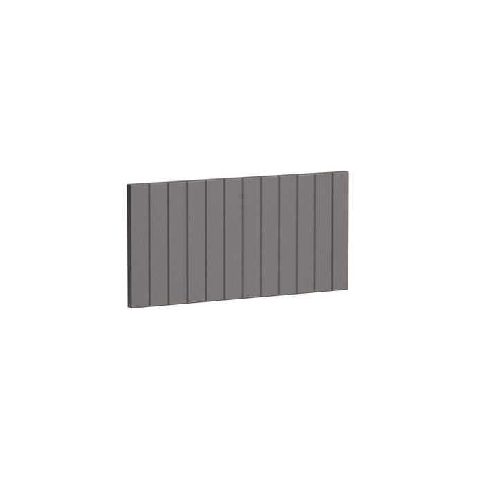 Kaboodle 600mm Smoked Grey V-Groove 1 Drawer Panel