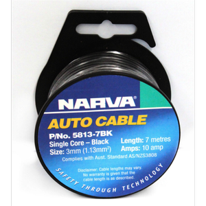 Narva 3mm 10A Auto Electrical Cable