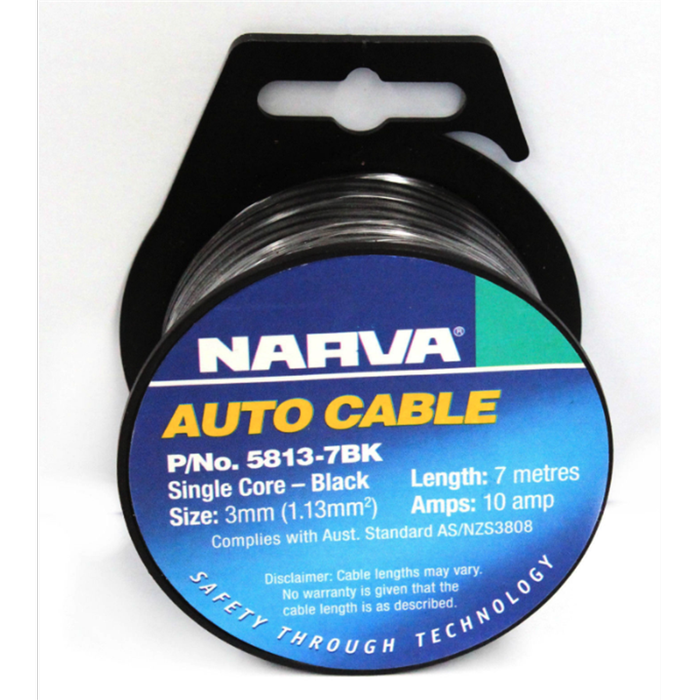 Narva 3mm 10A Auto Electrical Cable