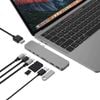 Hyper PRO GN28D-GRAY USB Type C Docking Station for Notebook/Desktop PC - Memory Card Reader - microSD, SD