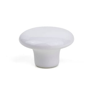 Sylvan White Ceramic Door Knob